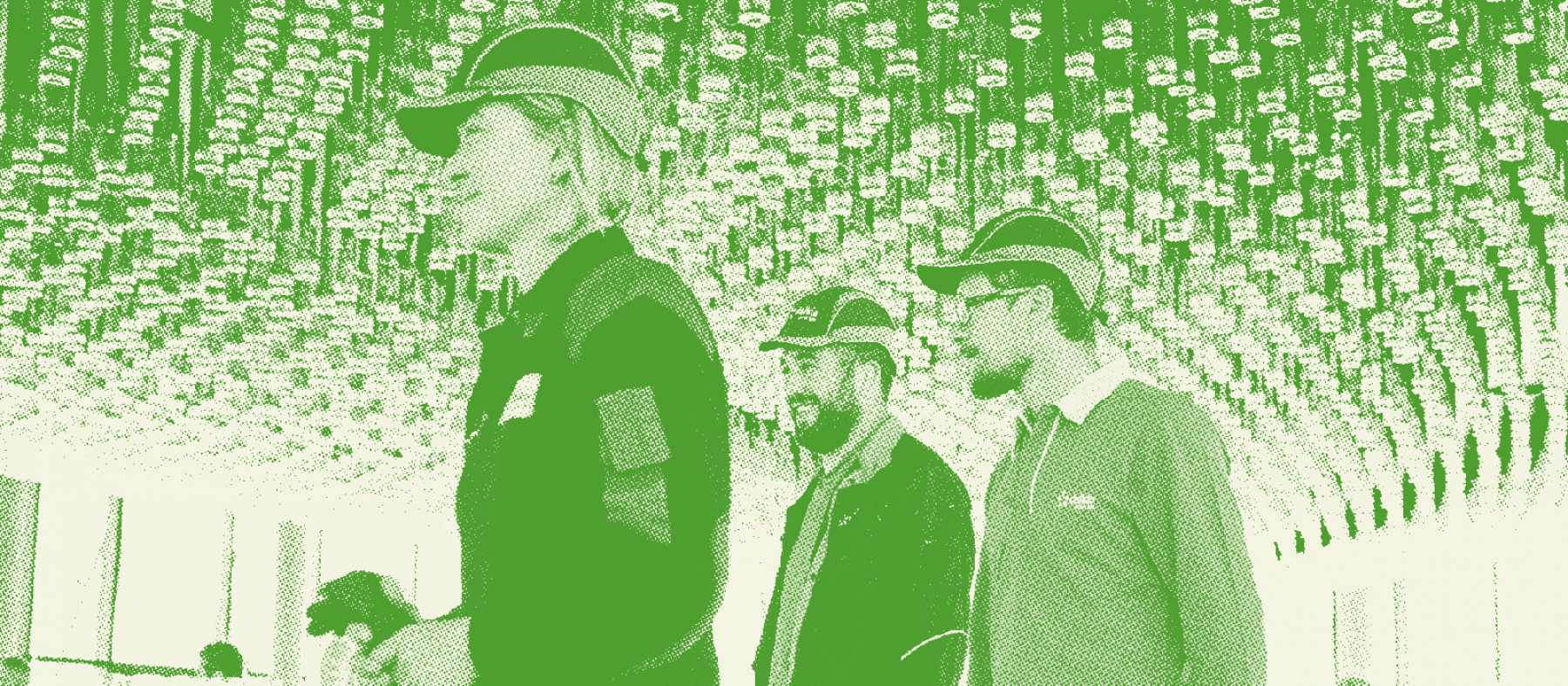 Trois techniciens heureux de travailler chez Dalkia