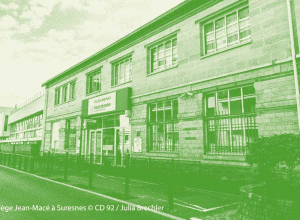Collège Jean-Macé à Suresnes, une des écoles des Hauts de Seine où Dalkia a mis en place un contrat de performance énergétique 